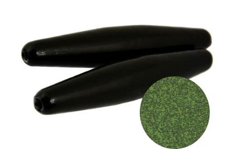 Pogumovaná sumcová záťaž s bužírkou zelená 250g
