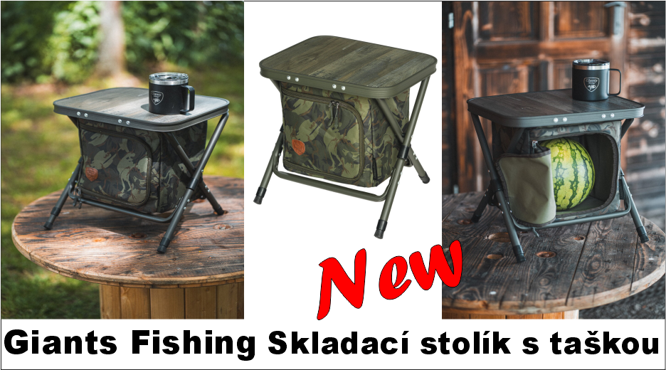 Giants Fishing Skladací stolík s taškou