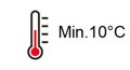 Teplota vody 10°C