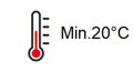 Teplota vody 20°C