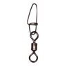 Hell-Cat Pevnostný obratlík s karabinkou Heavy Swivel with Hook Snap