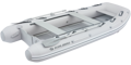 Čln Kolibri KM-360 DXL šedý, hliníková podlaha