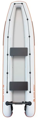 Kolibri Kanoe KM-390 CP šedý, pevná skladacia podlaha