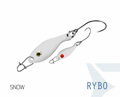 Plandavka Delphin RYBO - 0.5g SNOW Hook #8