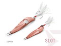 Plandavka Delphin SLOT - 15g COPPER hook #4