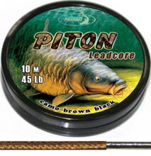 Olovená šnúra Katran PITON CAMO Brown Black 35lb 10m