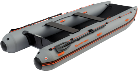 Katamarán Kolibri KM-420CM, tmavo šedý, Air-deck podlaha