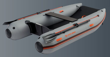 Katamarán Kolibri KM-300CM, tmavo šedý, Air-deck podlaha