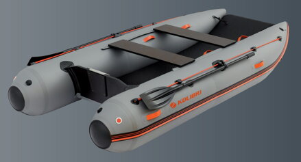 Katamarán Kolibri KM-340CM, tmavo šedý, Air-deck podlaha