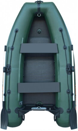 Čln Kolibri KM-330 DL zelený, pevná podlaha
