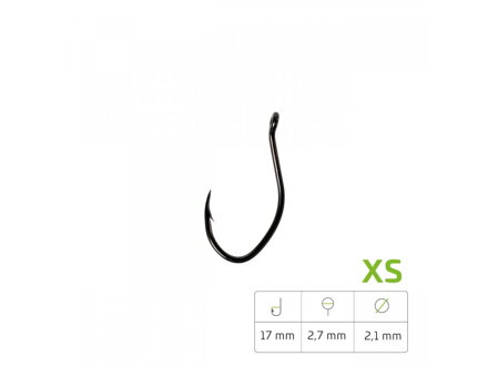 Sumcový jednoháčik - ZECK Classic Cat Hook - 4ks XS