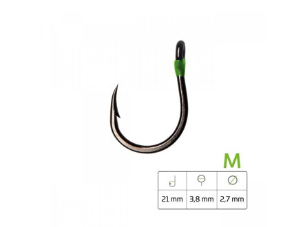 Sumcový jednohák - ZECK Striker Single Hook M