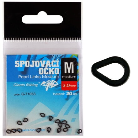 Giants Fishing Spojovacie očko Pearl Links Medium 20ks (3.0 mm)