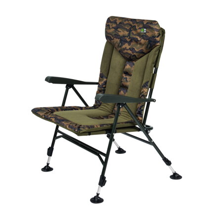 Rybárske kreslo STARFISHING  REPUS RECLINER XL CAMO