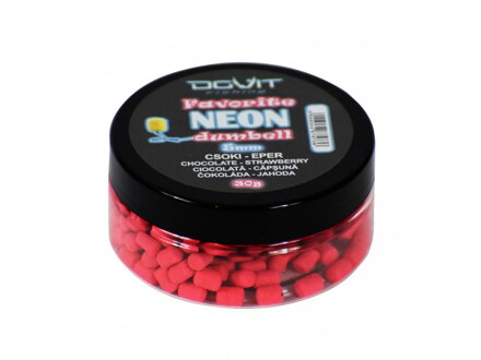 Dovit Favorite Neon Dumbell 5mm - Čokoláda-Jahoda ZĽAVA 50%