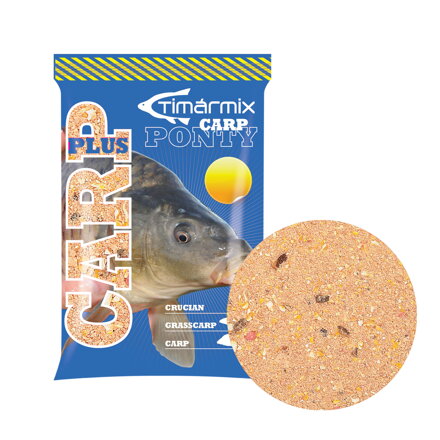Kŕmna zmes Timár Mix Carp Plus Ryba Cesnak 1kg