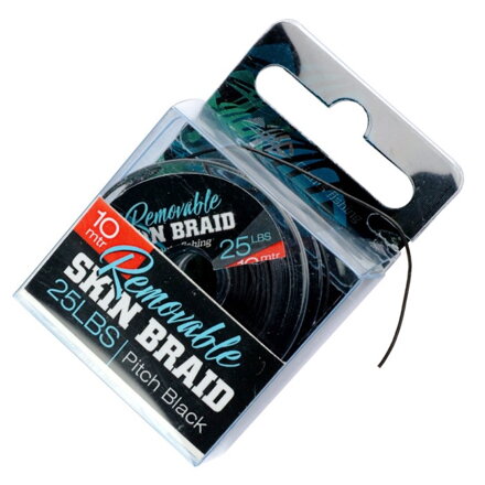 Pletená šnúra  Giants Fishing Removable Skin Braid 35lbs/10m Pitch Black