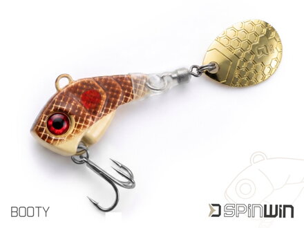 Vibračná nástraha Delphin SpinWIN - 7,5g/BOOTY