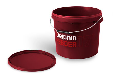 Okrúhle vedro s vrchnákom Delphin FEEDER - 10l