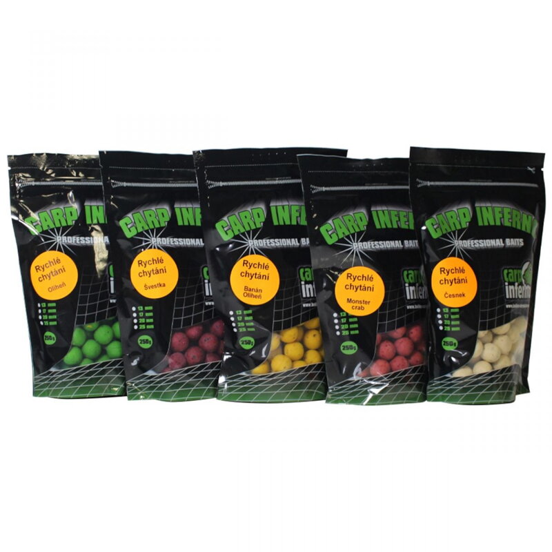 Carp Inferno Boilie rýchle chytanie 17 mm 250 g Cesnak ZĽAVA 50% Carp Inferno Boilie rýchle chytanie 17 mm 250 g Cesnak ZĽAVA 50%