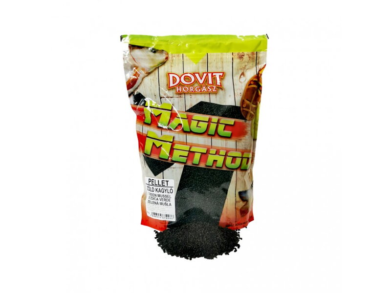 Dovit Magic Method Pellet - zelená mušľa 900g Dovit Magic Method Pellet - zelená mušľa 900g