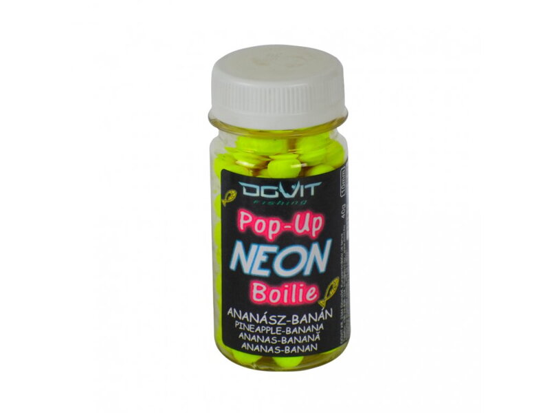 Dovit Pop-Up Neon Boilie 10mm - Ananás-Banán Dovit Pop-Up Neon Boilie 10mm - Ananás-Banán