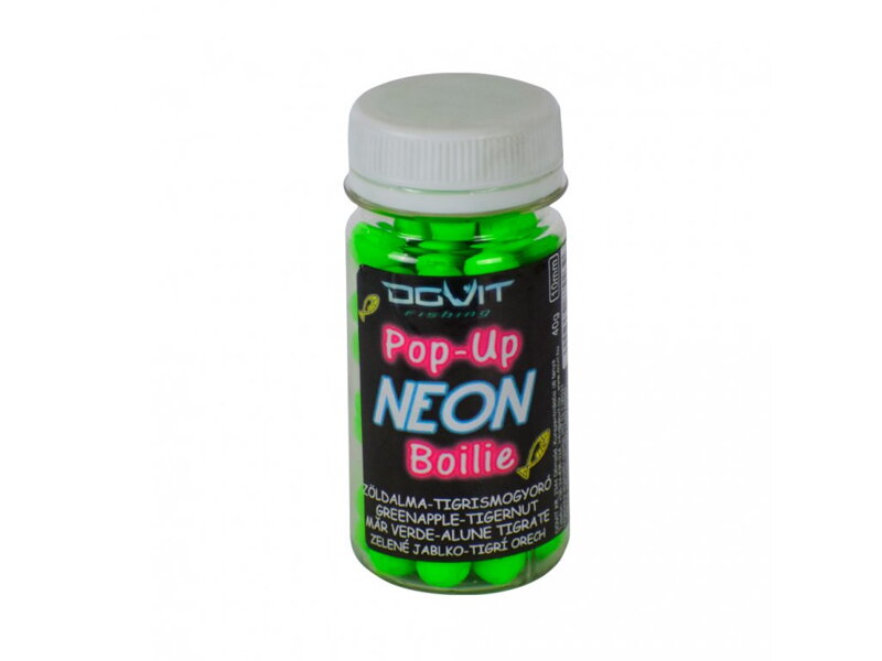 Dovit Pop-Up Neon Boilie 10mm - Zelené Jablko-Tigrí Orech Dovit Pop-Up Neon Boilie 10mm - Zelené Jablko-Tigrí Orech