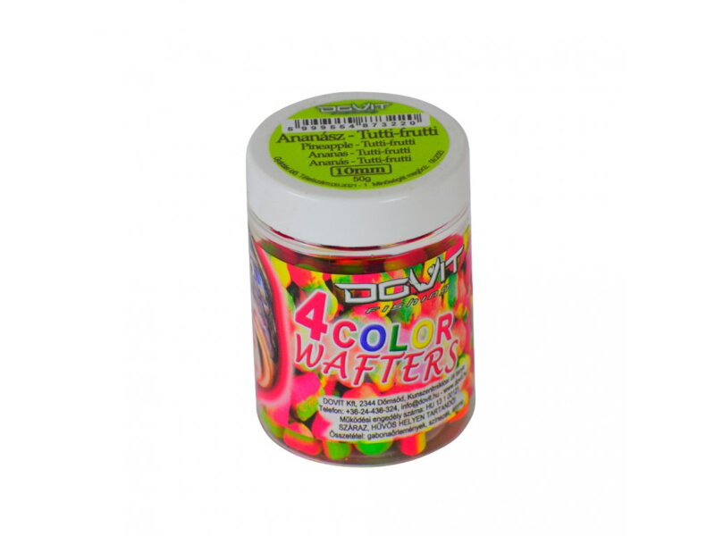 Dovit 4 COLOR wafters 10mm - Ananás-Tutti-frutti Dovit 4 COLOR wafters 10mm - Ananás-Tutti-frutti