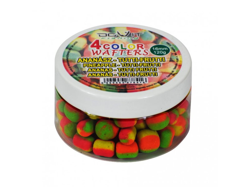 Dovit 4 COLOR wafters 16mm - Ananás-Tutti-frutti Dovit 4 COLOR wafters 16mm - Ananás-Tutti-frutti