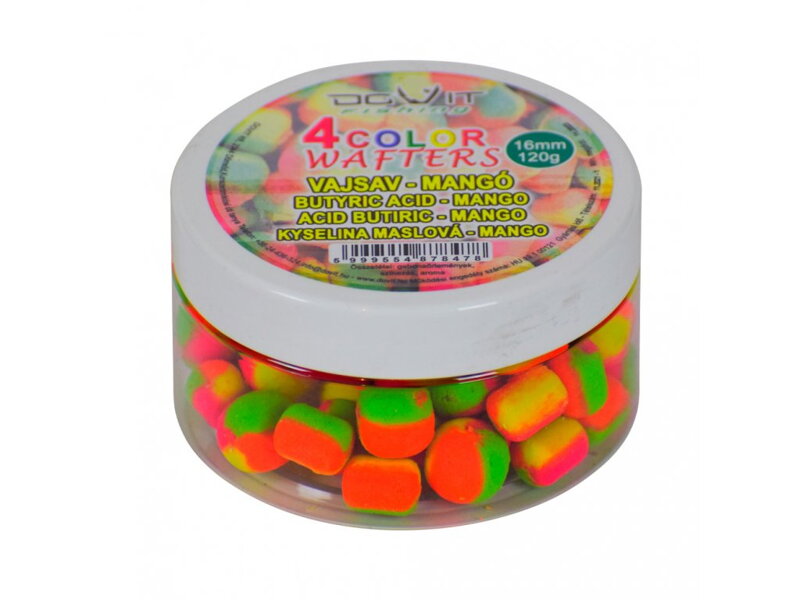 Dovit 4 COLOR wafters 16mm - Kyselina maslová-Mango Dovit 4 COLOR wafters 16mm - Kyselina maslová-Mango