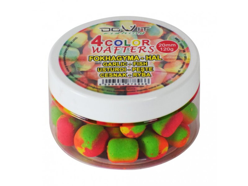Dovit 4 COLOR wafters 20mm - Cesnak - Ryba Dovit 4 COLOR wafters 20mm - Cesnak - Ryba