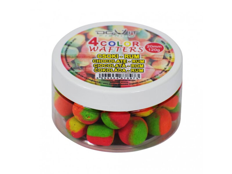 Dovit 4 COLOR wafters 20mm - Čokoláda-Rum Dovit 4 COLOR wafters 20mm - Čokoláda-Rum