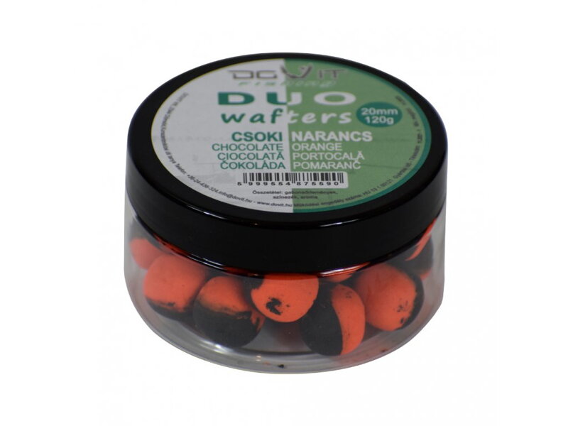 Dovit Duo Wafters 20mm - Čokoláda - Pomaranč Dovit Duo Wafters 20mm - Čokoláda - Pomaranč