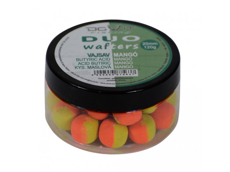 Dovit Duo Wafters 20mm - Kyselina maslová - Mango Dovit Duo Wafters 20mm - Kyselina maslová - Mango