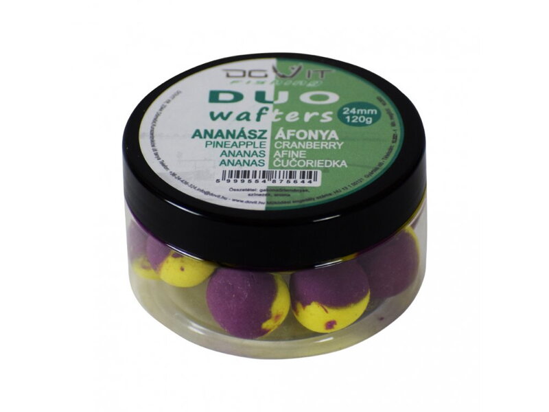 Dovit Duo Wafters 24mm - Ananás-Čučoriedka Dovit Duo Wafters 24mm - Ananás-Čučoriedka