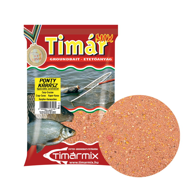 Kŕmna zmes Timár Mix Kapor karas červený 1kg