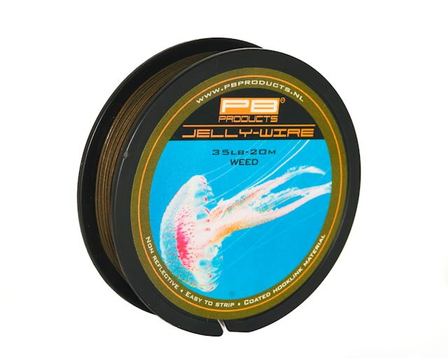 PB Products JELLY WIRE Hook Link - 25lb - 20m - weed - nadväzcová šnúra potiahnutá PB Products JELLY WIRE Hook Link - 25lb - 20m - weed - nadväzcová šnúra potiahnutá
