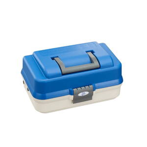 Plastica Panaro rybársky kufrík 143/ 2-poschodový bielo-modrý