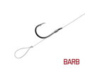 Feedrový nadväzec Delphin FLR Loop / 6ks - 8cm #8