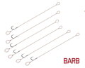 Feedrový nadväzec Delphin Proxi 8 Loop / 6ks - 8cm #8
