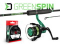 Prívlačový set Delphin GreenSPIN - 180cm/30g+2T+0,22mm