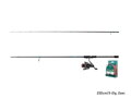 Prívlačový set Delphin ZanderSPIN - 210cm + 3T + 0,16mm