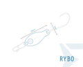 Plandavka Delphin RYBO - 0.5g NUCLEO Hook #8