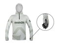 Tričko s kapucňou Delphin UV ARMOR 50+ - Olive (XXL)