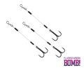 Delphin BOMB! Twisto RIGS Fluorocarbon / 3ks - #6/ 10cm
