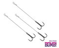 Delphin BOMB! Twisto RIGS Wolfram / 3ks - #4/10cm