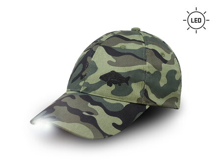 LED šiltovka Delphin OutLINE Camo - UNI