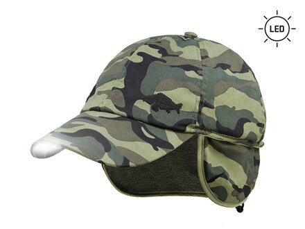 Zimná LED šiltovka Delphin OutLINE Camo - UNI