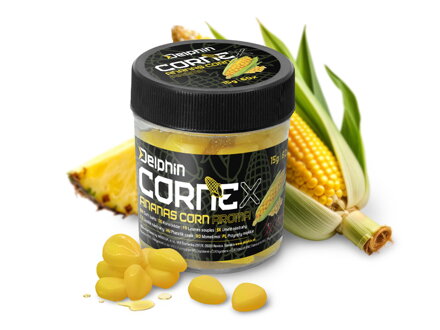 Umelá nástraha Delphin CorneX Pop Up / 60ks - Kukurica- Ananás