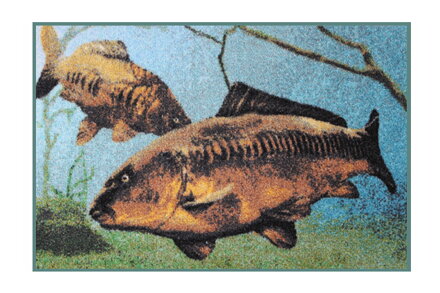 Delphin Rohož 3D kapre pod hladinou - 60x40cm